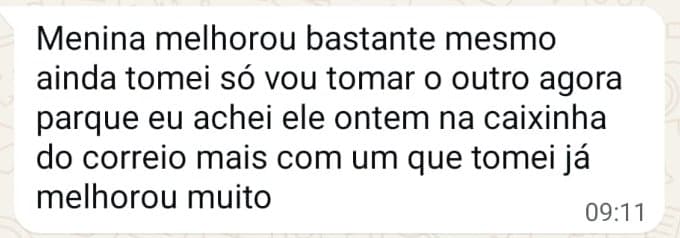 Mensagem de Celia no WhatsApp