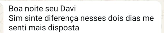 Mensagem de Denise no WhatsApp