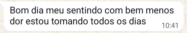 Mensagem de Mara no WhatsApp